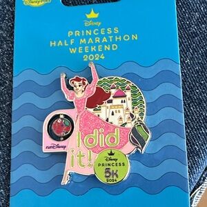 Disney Princess Pink Marathon Pin
